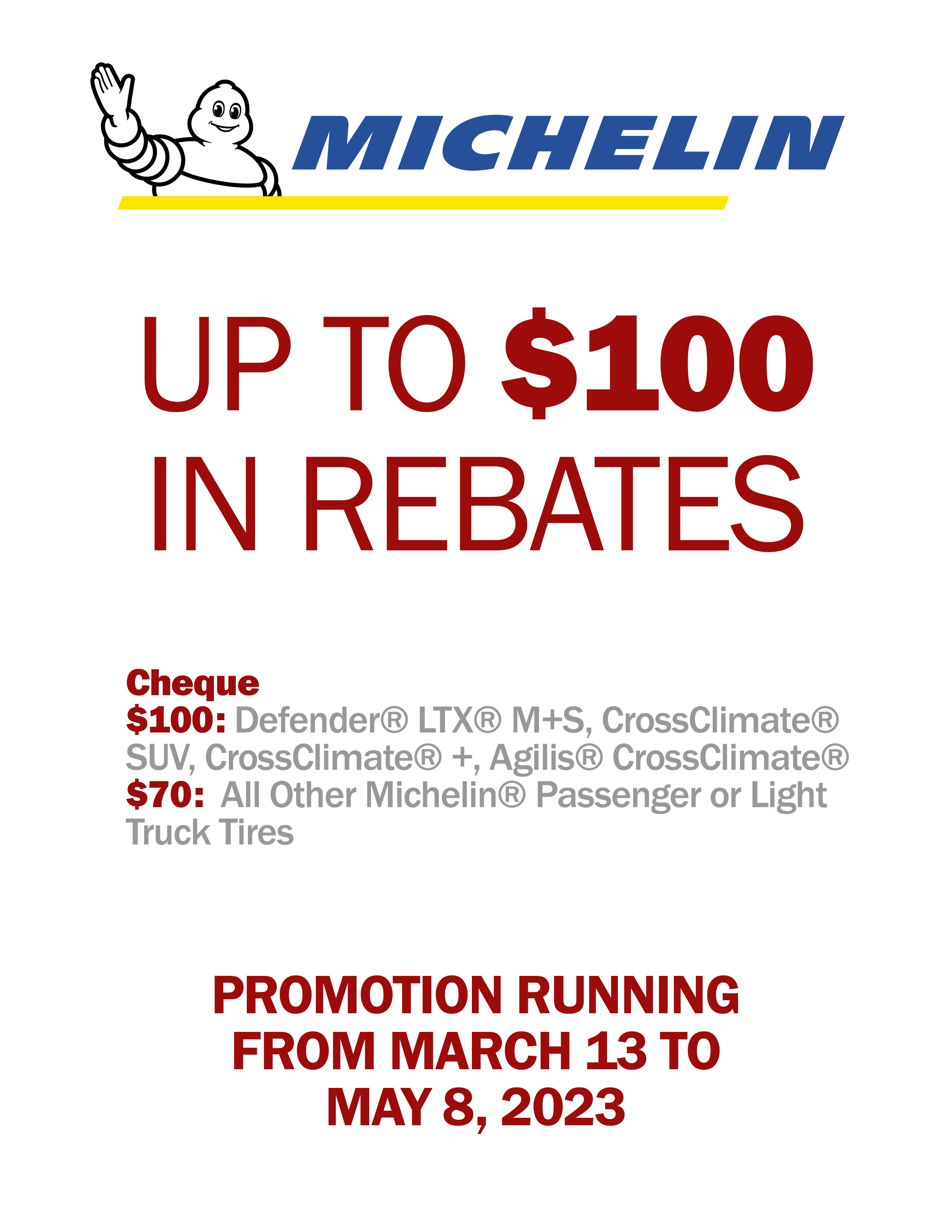 Michelin Spring 2023 Rebate Automotive Edge